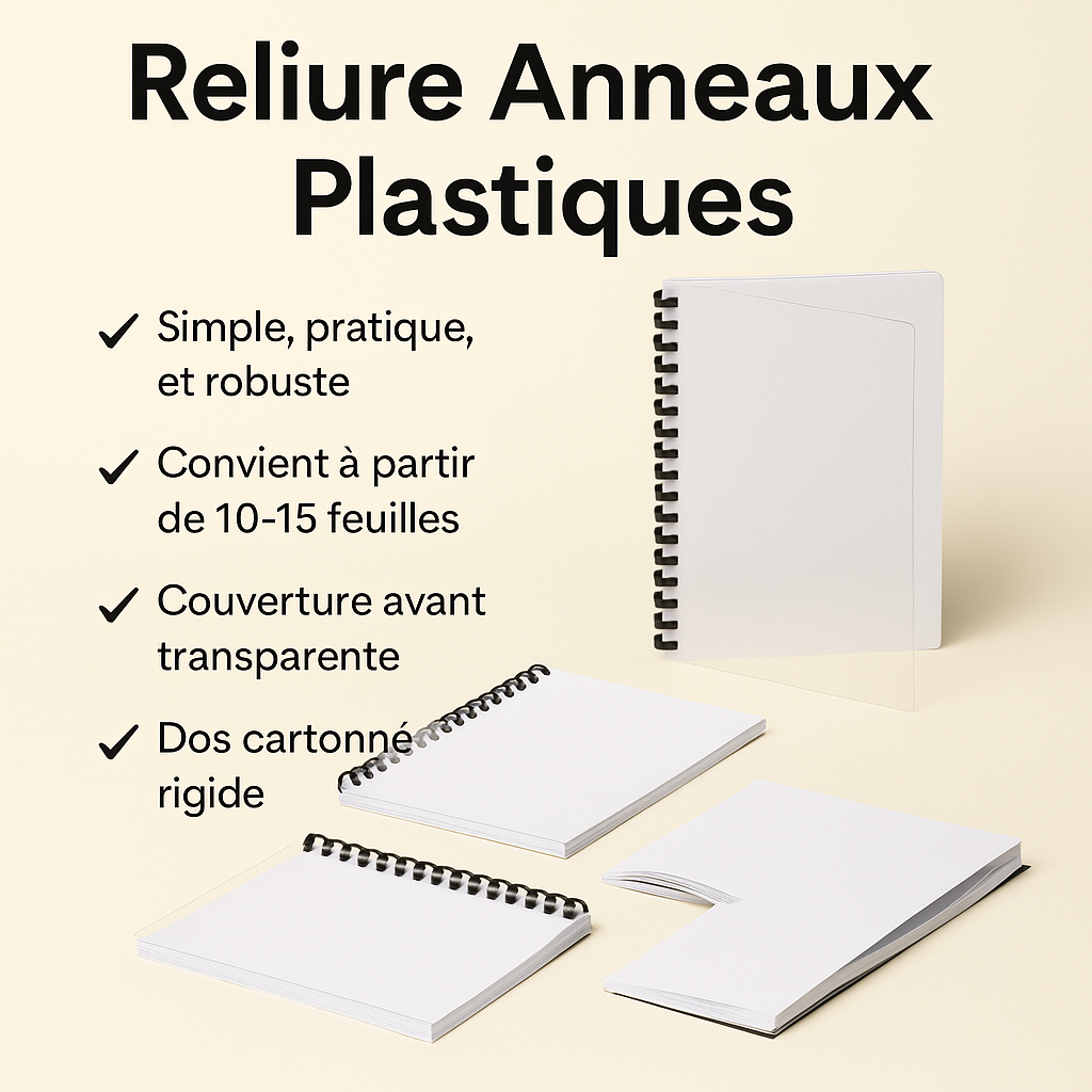 💥 Les anneaux plastiques : la reliure pratique et maline chez Copees