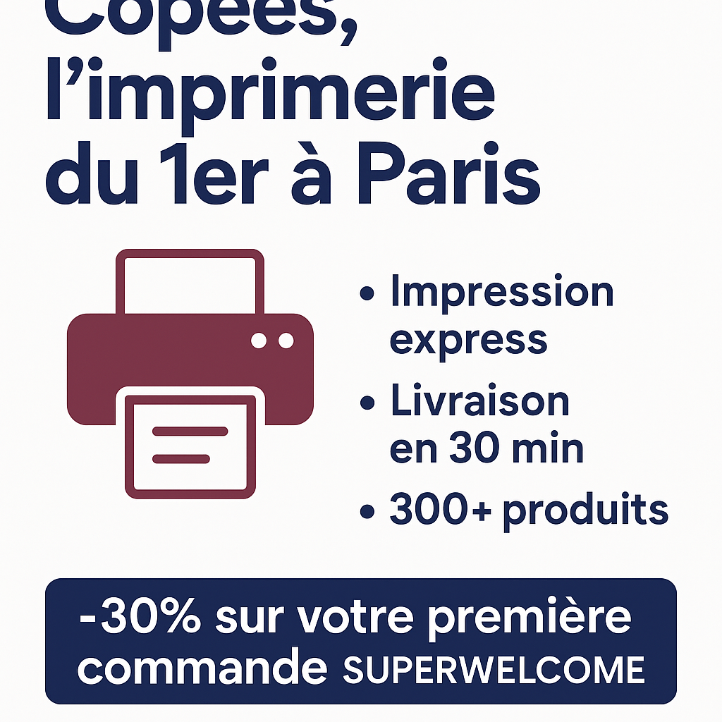 🖨️ Copees, l’imprimerie du 1er à Paris qui révolutionne l’impression express