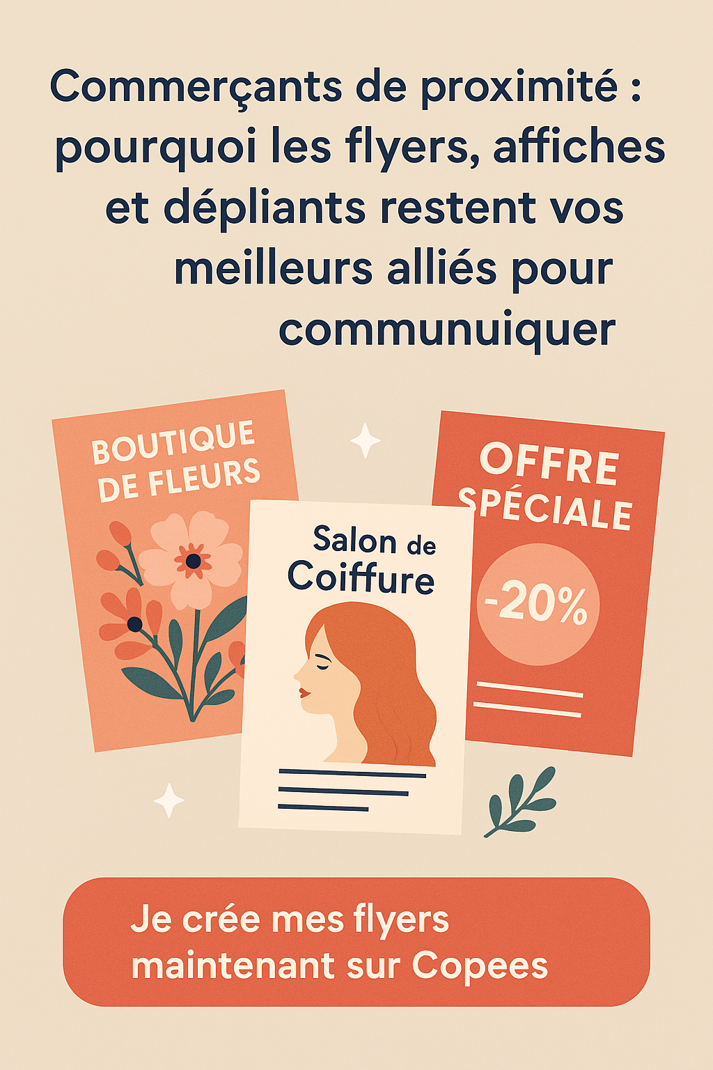 Commerçants de proximité : pourquoi les flyers, affiches et dépliants restent vos meilleurs alliés pour communiquer