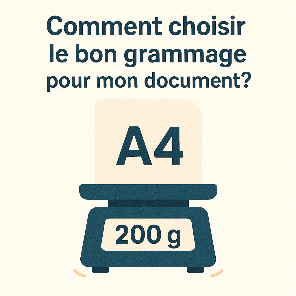 Comment choisir le bon grammage pour mon document ?