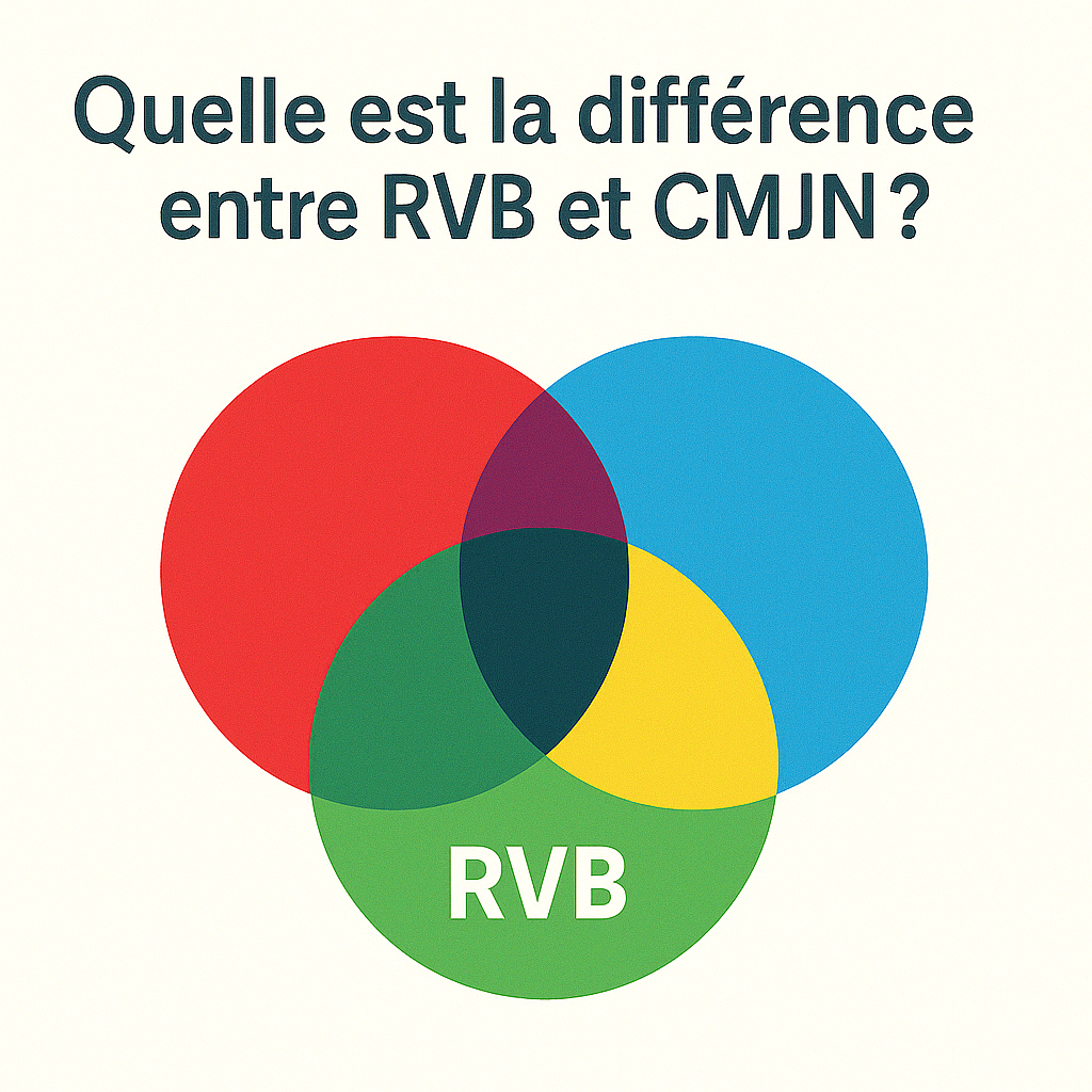 Quelle est la différence entre RVB et CMJN ?