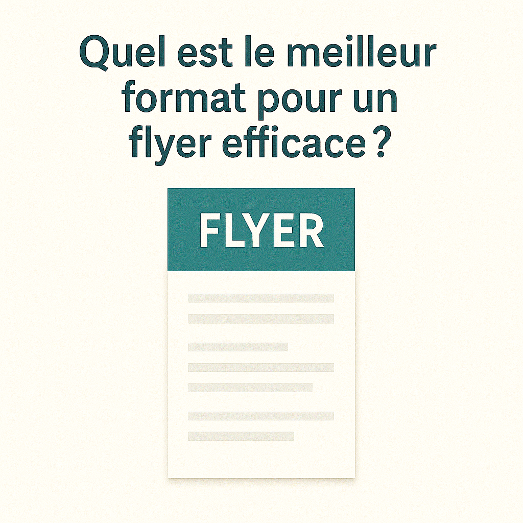 Quel est le meilleur format pour un flyer efficace ?