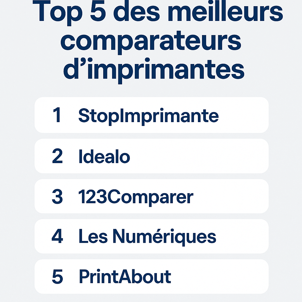 Top 5 des meilleurs comparateurs d’imprimantes en 2025