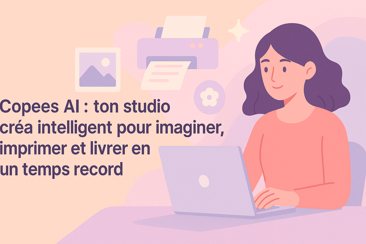 Copees AI 💜 ton studio créa intelligent pour imaginer, imprimer & livrer en un temps record