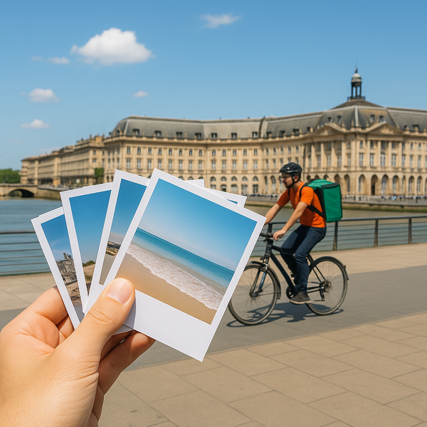 🍇 Impression express à Bordeaux : vos documents livrés en 30 minutes avec Copees 🚴‍♂️