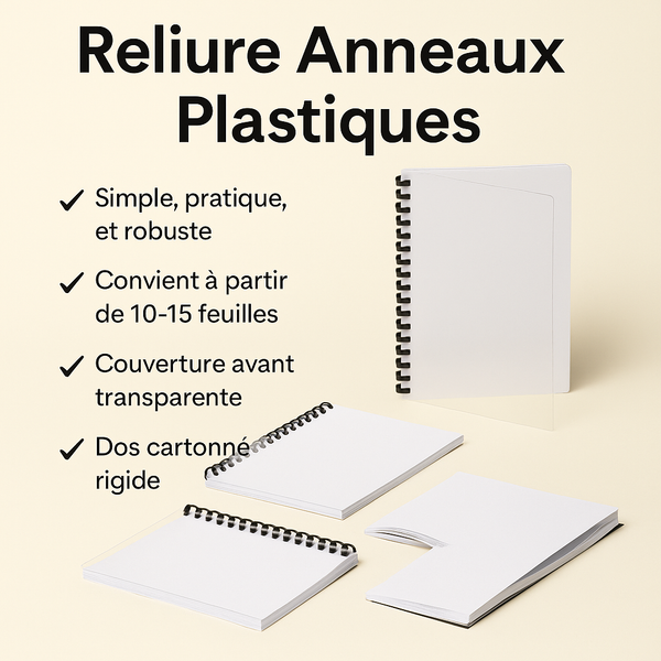 💥 Les anneaux plastiques : la reliure pratique et maline chez Copees