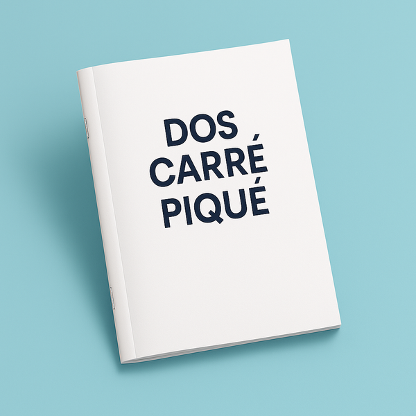 💥 Dos carré piqué : la finition premium pour tes petits livrets chez Copees