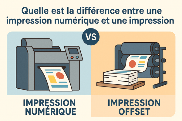 Quelle est la différence entre une impression numérique et une impression offset ?