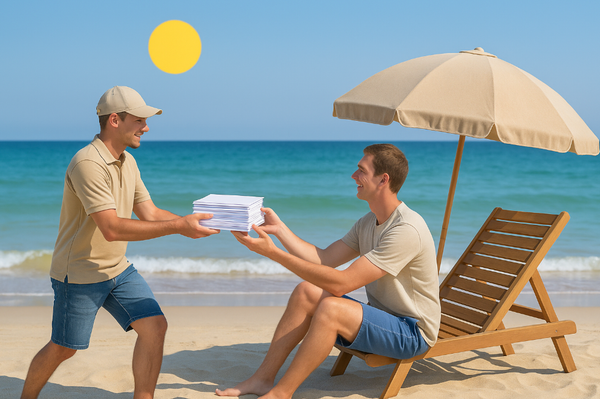 Même en vacances, vos impressions ne prennent pas de pause 🏖️