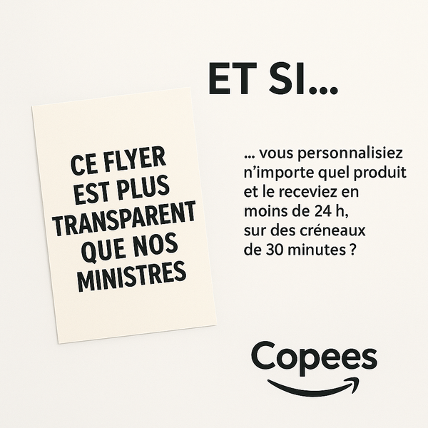 Flyers personnalisés : transparents, rapides et efficaces