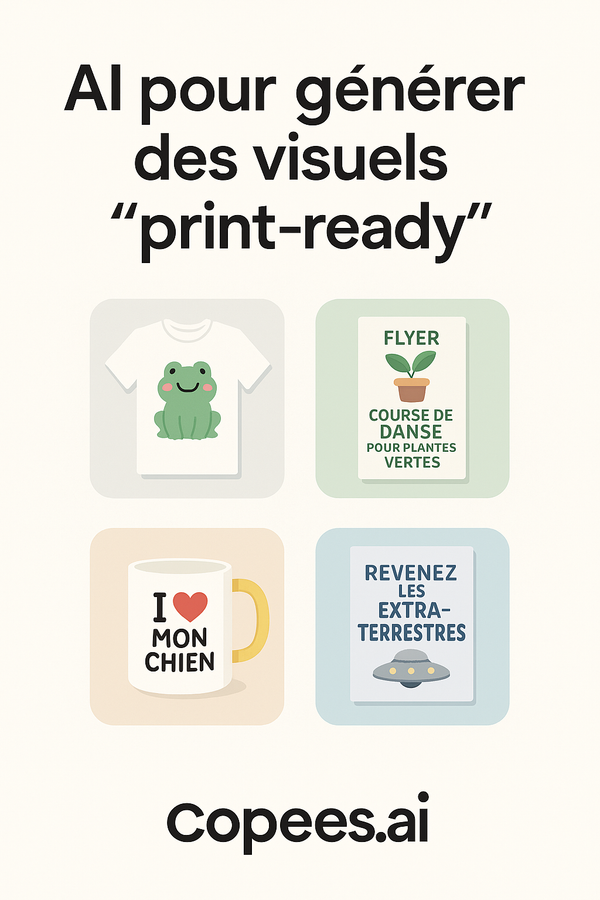 Les 5 meilleures IA pour générer des visuels “print-ready” à imprimer