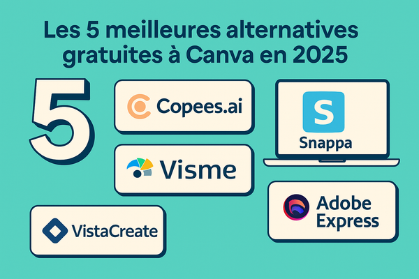 🖌️ Les 5 meilleures alternatives gratuites à Canva en 2025