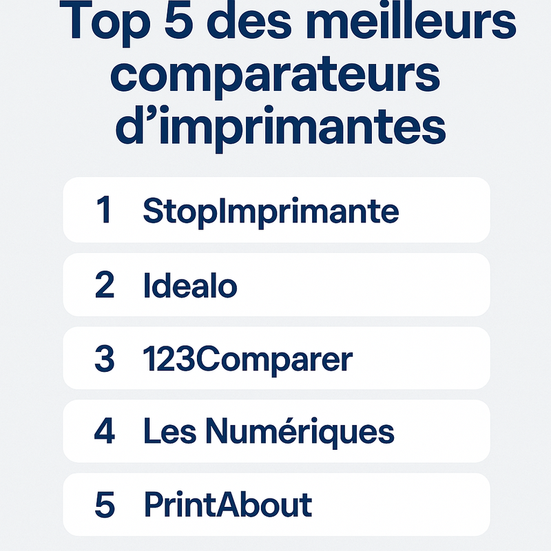 Top 5 des meilleurs comparateurs d’imprimantes en 2025
